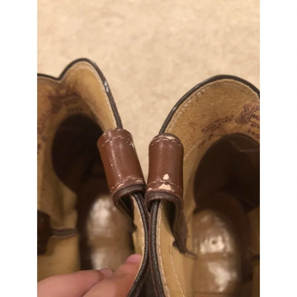 Justin leather boots size 10 men - Picture 8 of 9